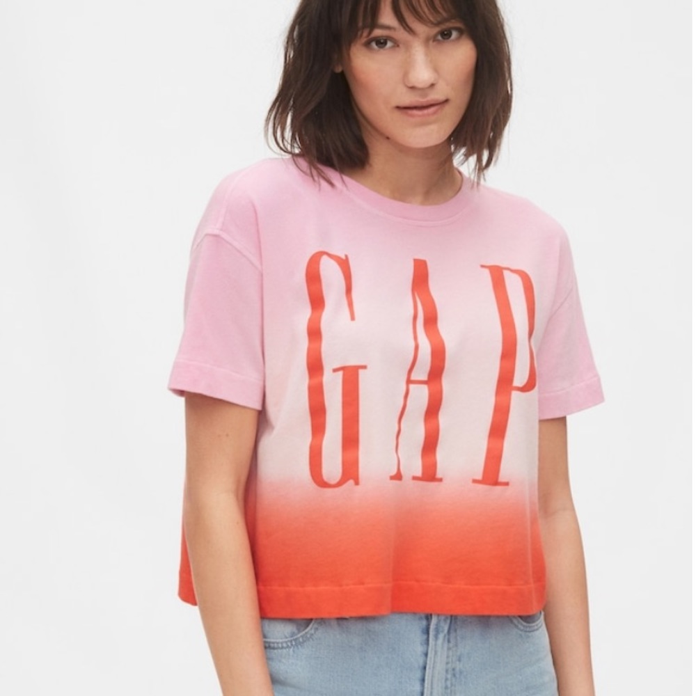 Gap Logo Cropped T-Shirt